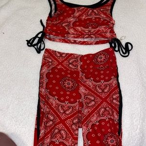 TANK TOP BIKER SHORT SET